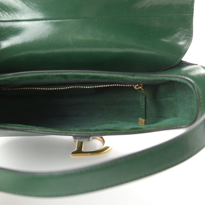 Christian Dior Calfskin Saddle Bag Green 5 of 12