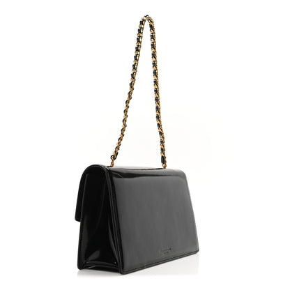 Alexander Wang Patent Small Legacy Chain Shoulder Bag Black 3 of 9