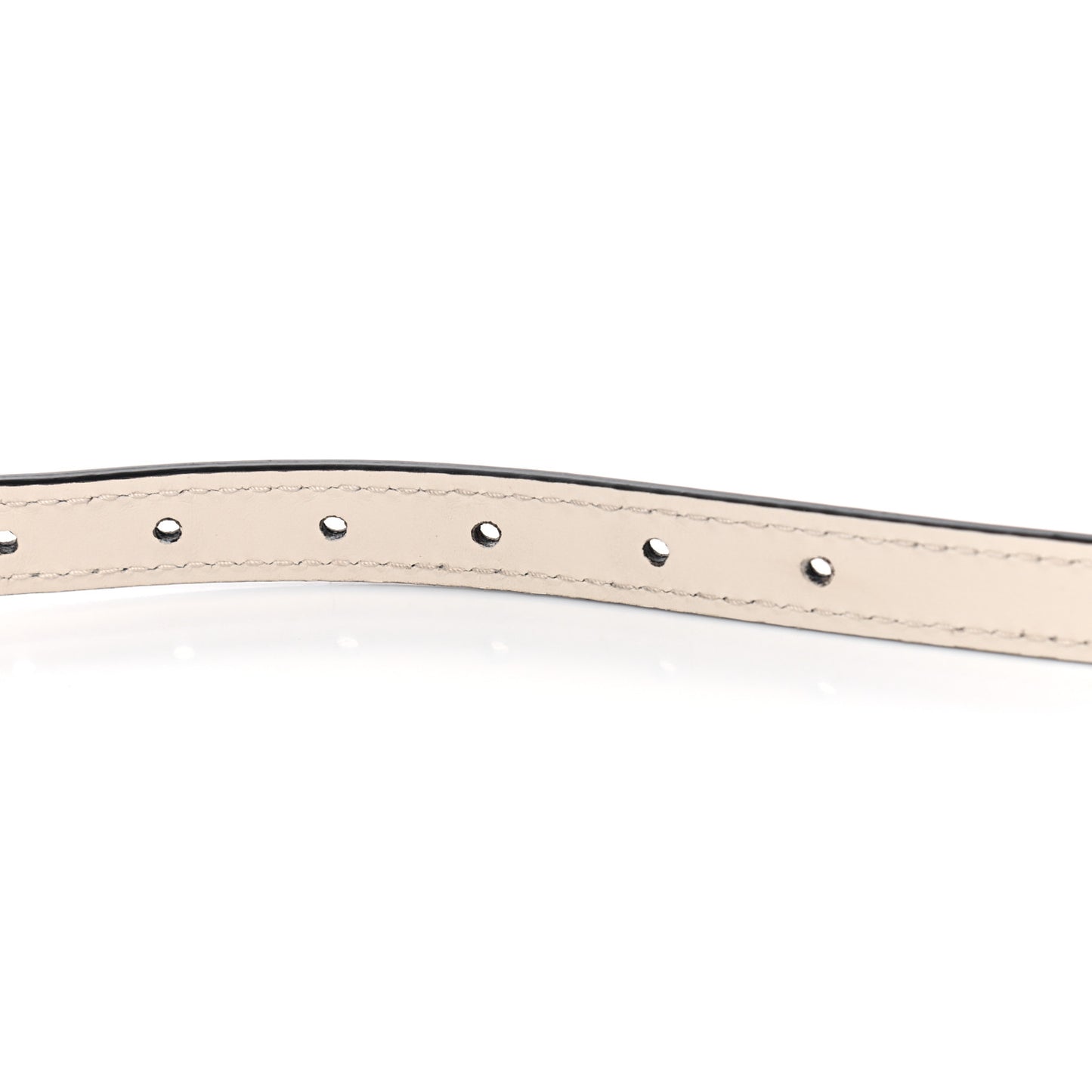 Calfskin 25mm Adjustable Shoulder Strap White