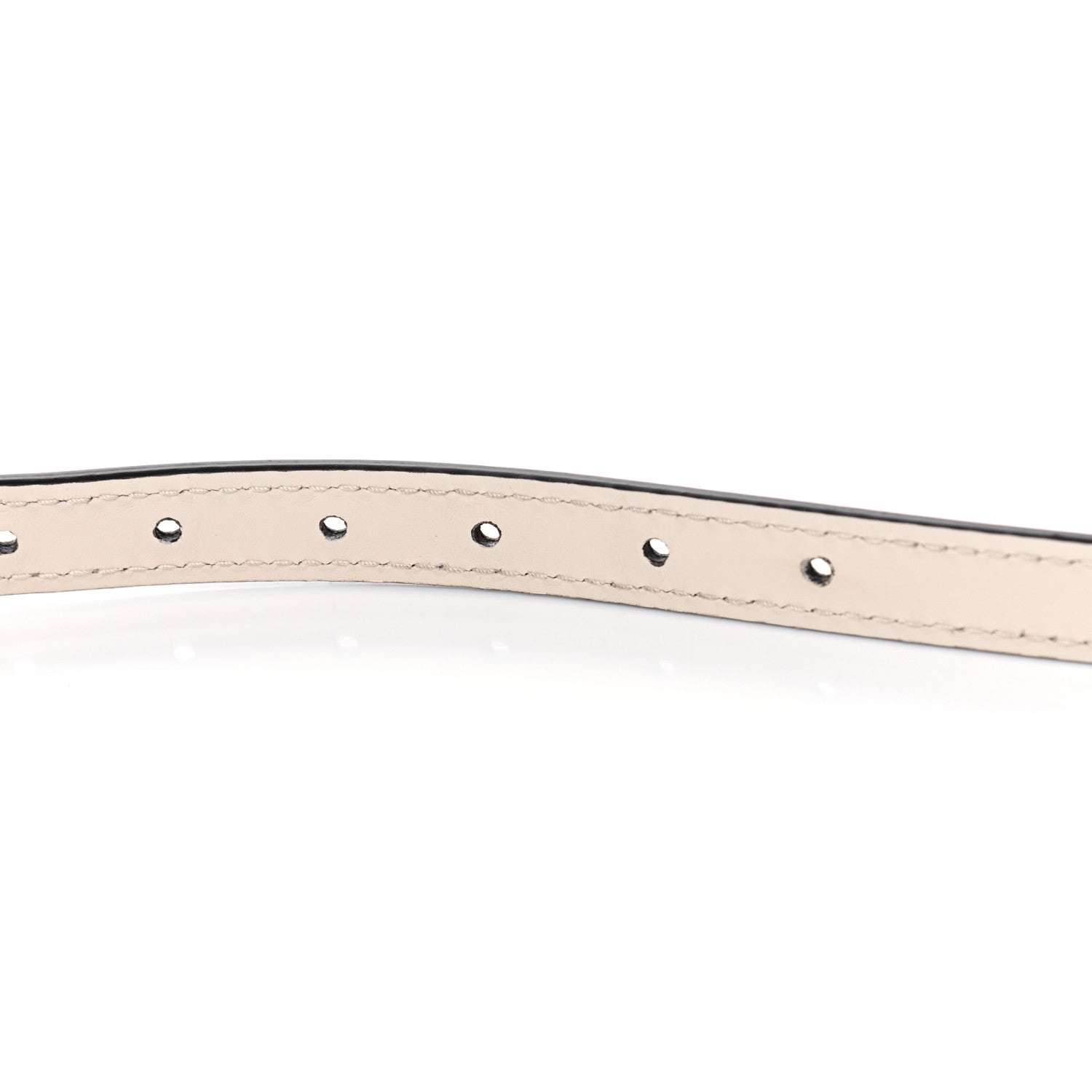 Gucci Calfskin 25mm Adjustable Shoulder Strap White 4 of 6