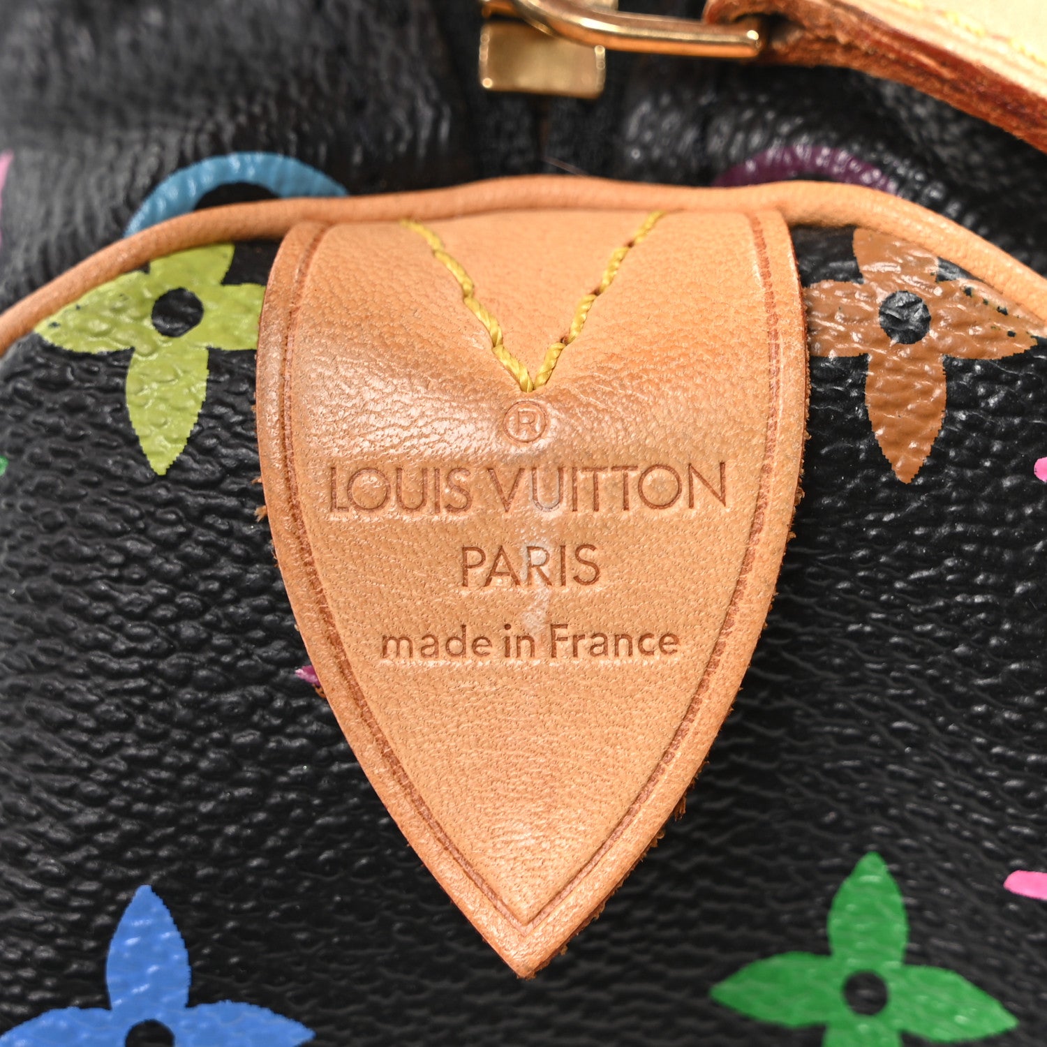 Louis Vuitton Monogram Multicolor Speedy 30 Black 6 of 9