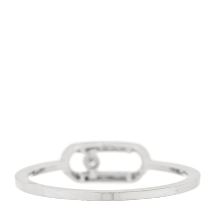 Messika 18K White Gold Diamond Move Uno Ring 54 7 3 of 5