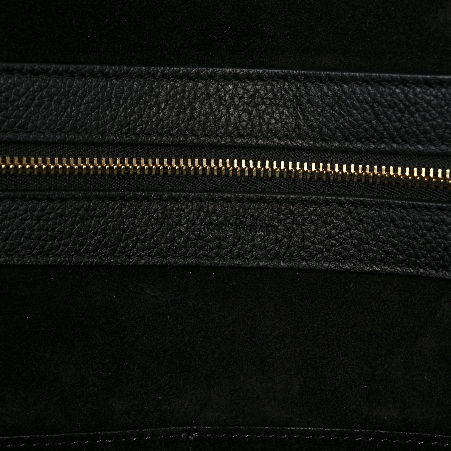 Celine Soft Grained Calfskin Medium Belt Cabas Phantom Black 7 of 10