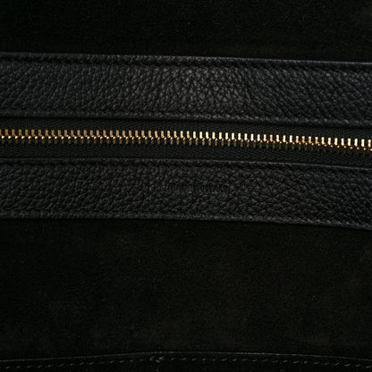 Celine Soft Grained Calfskin Medium Belt Cabas Phantom Black 7 of 10