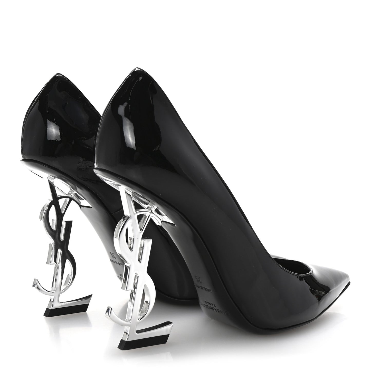 Patent Opyum 110 Pumps 36 Black Silver
