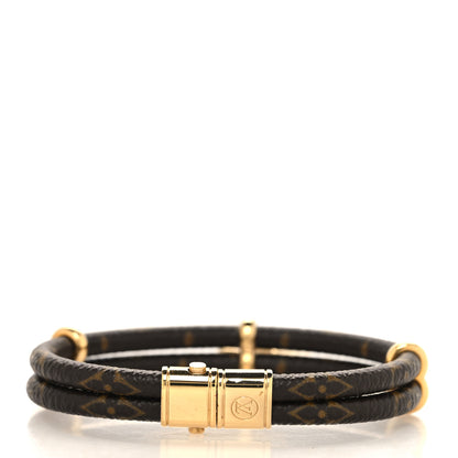 Louis Vuitton Monogram Keep It Twice Bracelet 19 3 of 5