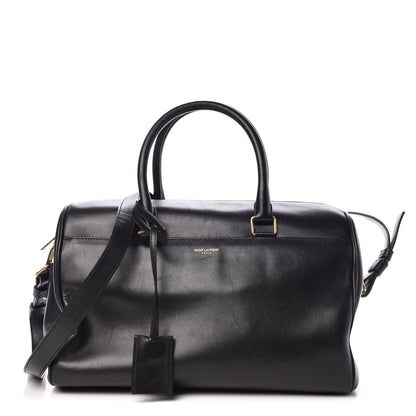 Saint Laurent Calfskin Classic Duffle 6 Black 1 of 10