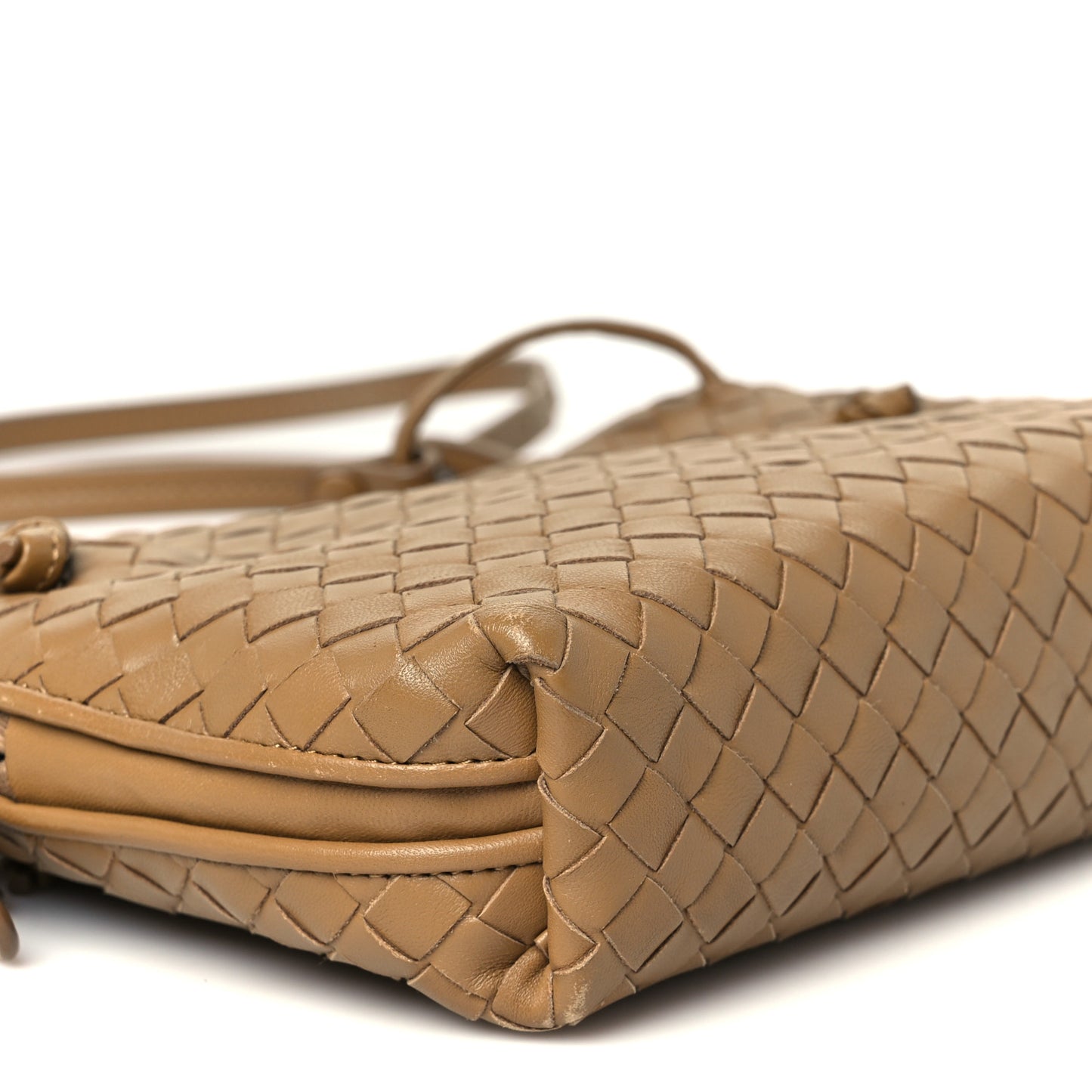 Nappa Intrecciato Nodini Crossbody Messenger Chene