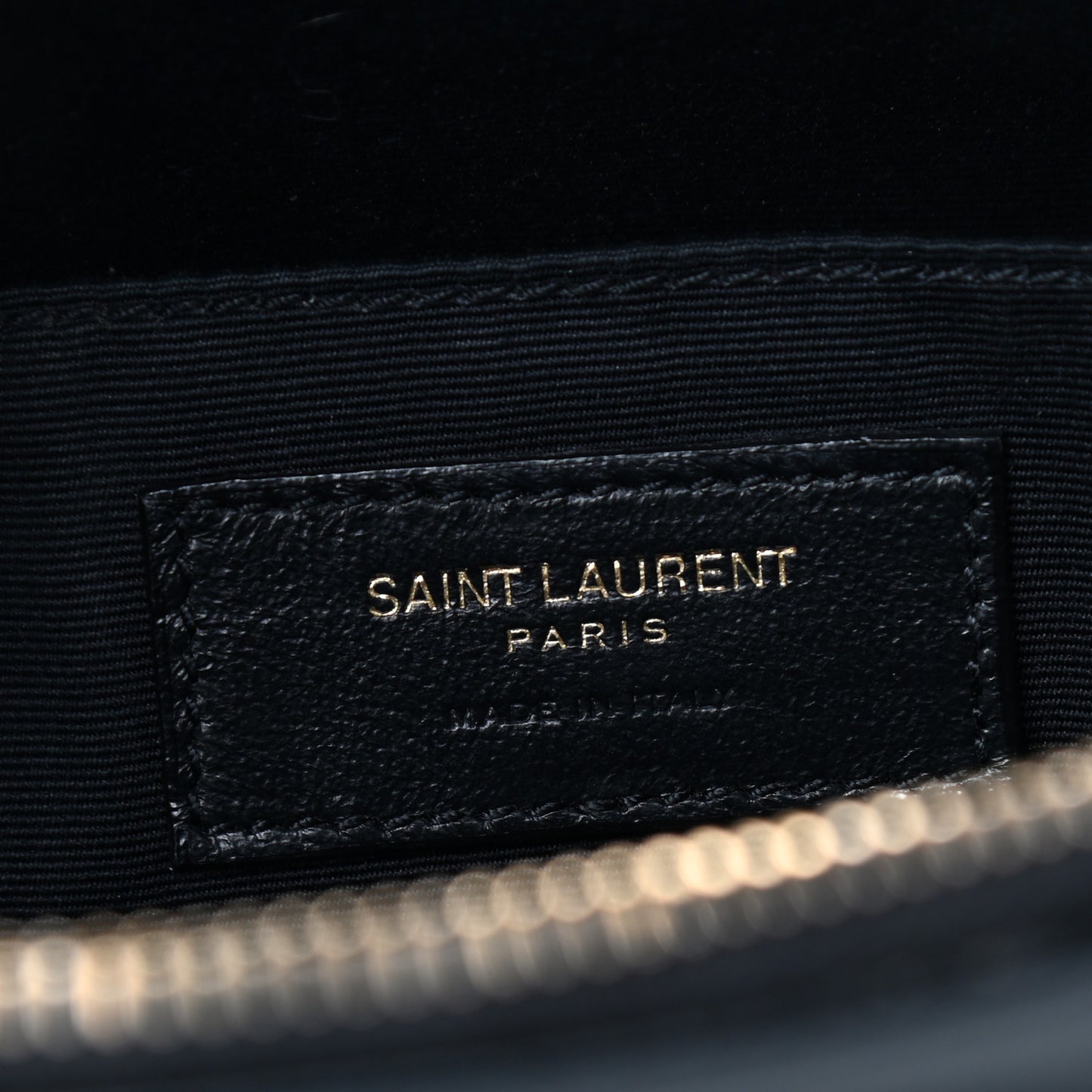 Calfskin Matelasse Monogram Lou Camera Bag Black