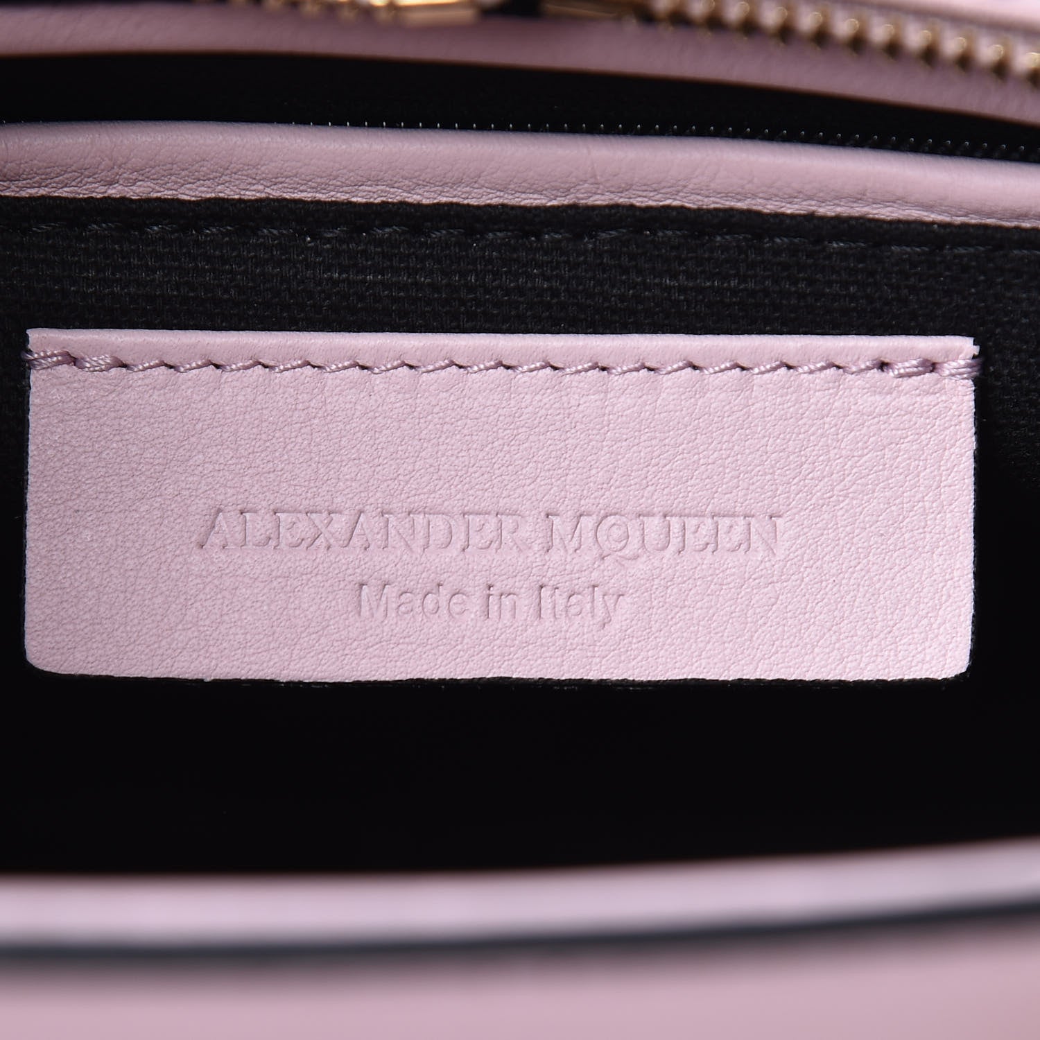 Alexander McQueen Pebbled Calfskin Mini Padlock Tote Baby Pink 5 of 11