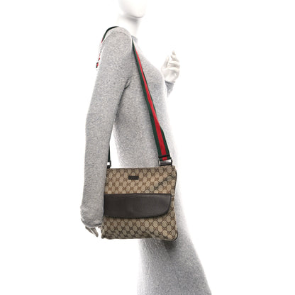 Gucci Monogram Signature Web Small Messenger Brown 2 of 11