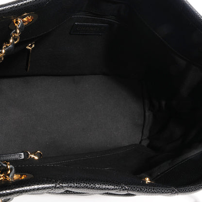 Chanel Soft Caviar Large CC Timeless Tote Black 9 of 16