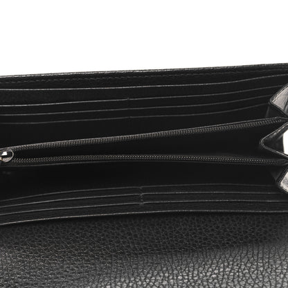 Gucci Dollar Calfskin GG Marmont Continental Wallet Black 5 of 8