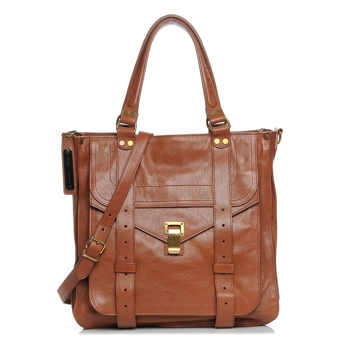 Lambskin PS1 Tote Saddle