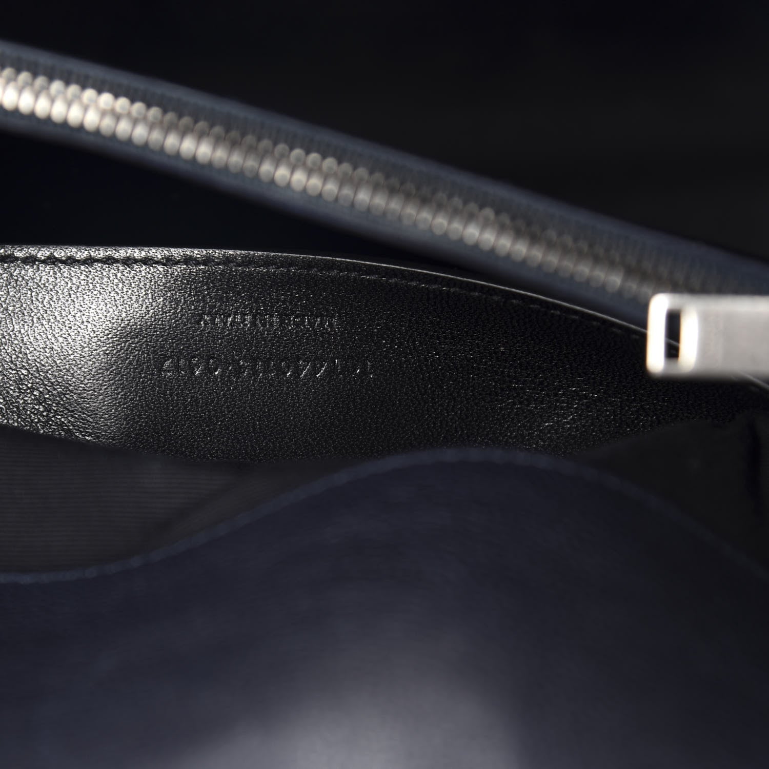 Saint Laurent Calfskin Mixed Matelasse Triquilt Large Monogram Envelope Satchel Deep Marine 10 of 11