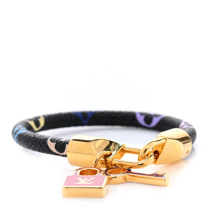 Louis Vuitton Monogram Multicolor Luck It Bracelet 19 Black 1 of 6