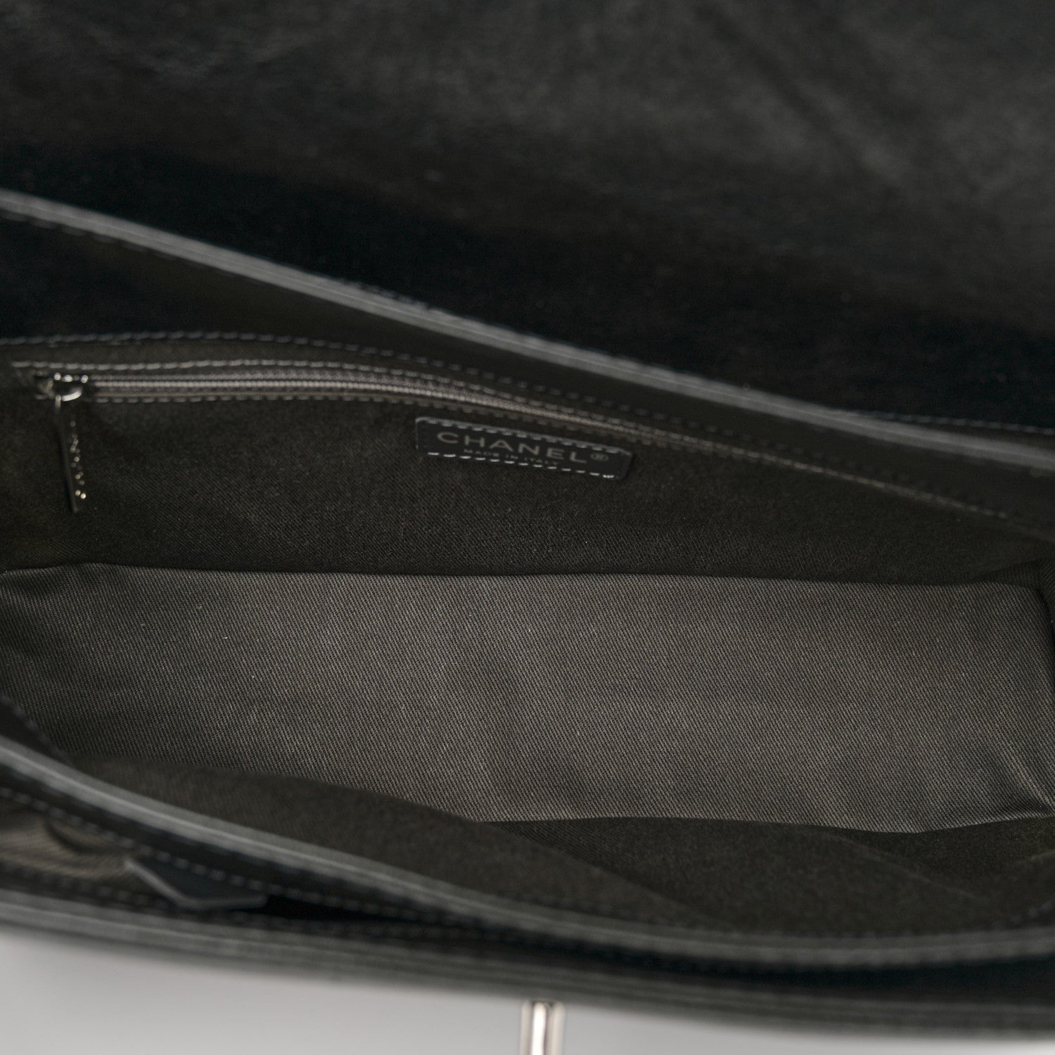 Chanel Calfskin Flap Bag Dark Green 5 of 12