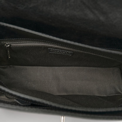 Chanel Calfskin Flap Bag Dark Green 5 of 12