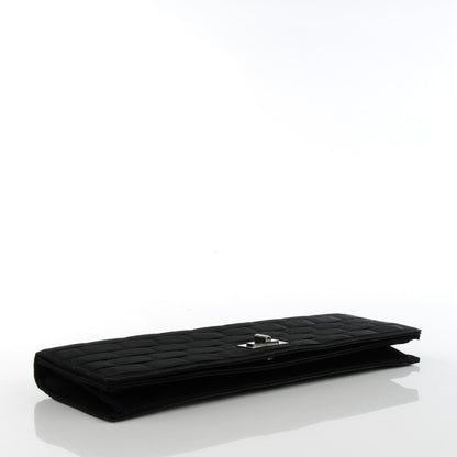 Chanel Satin Ribbon Evening Clutch Black 4 of 8