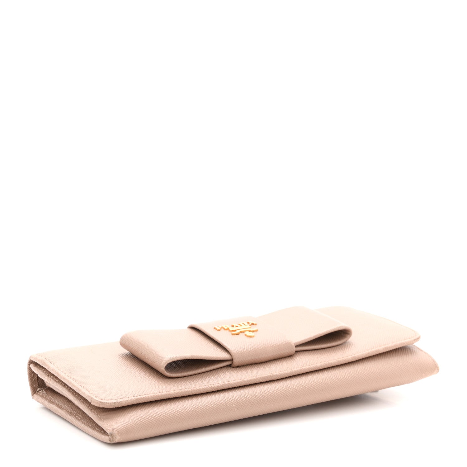 Prada Saffiano Fiocco Bow Continental Wallet Cammeo 4 of 13