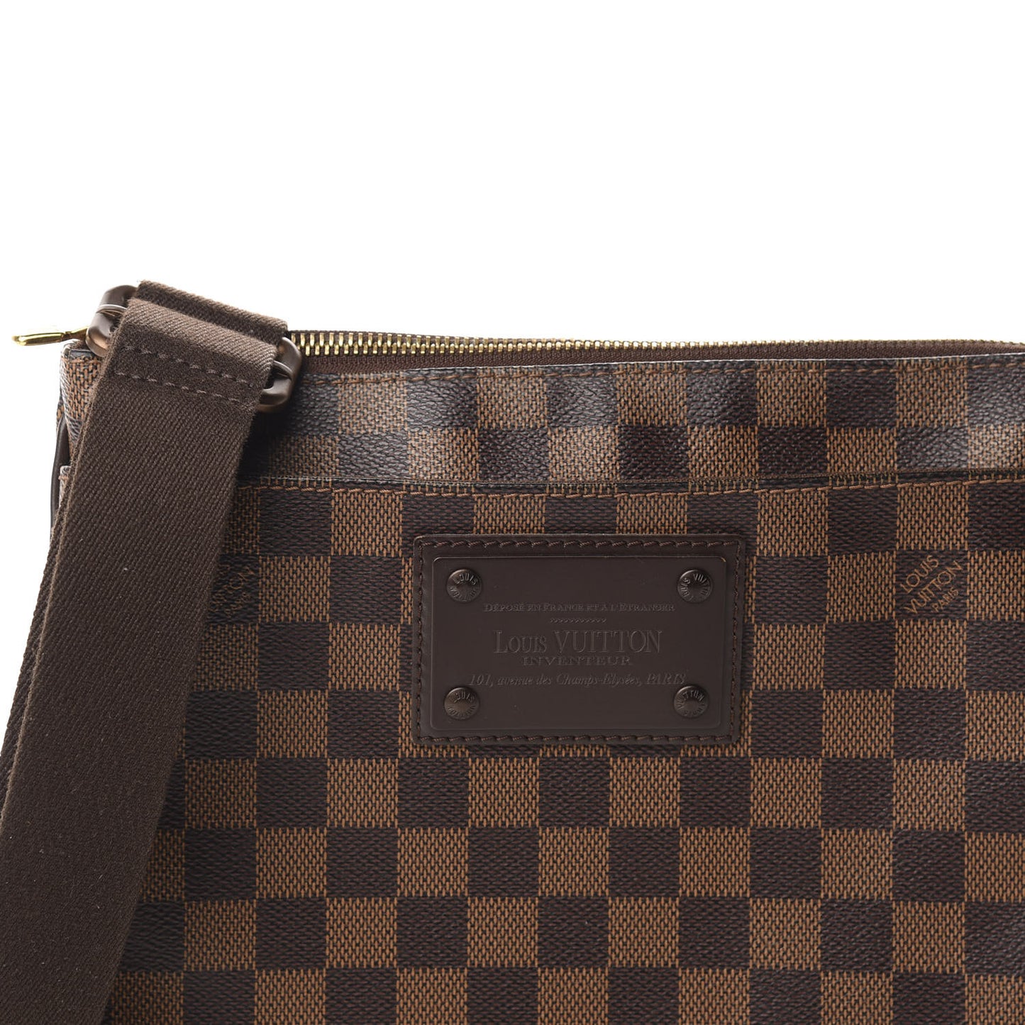 Damier Ebene Brooklyn Flat Pochette