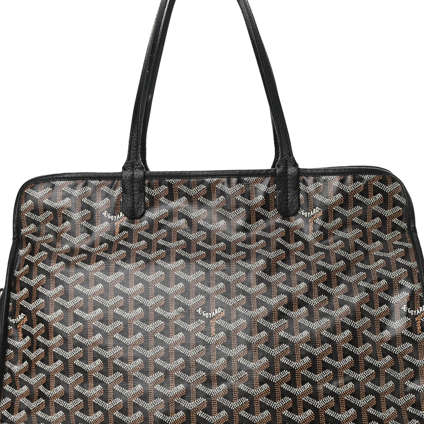 Goyardine Sac Hardy Pet Carrier PM Black