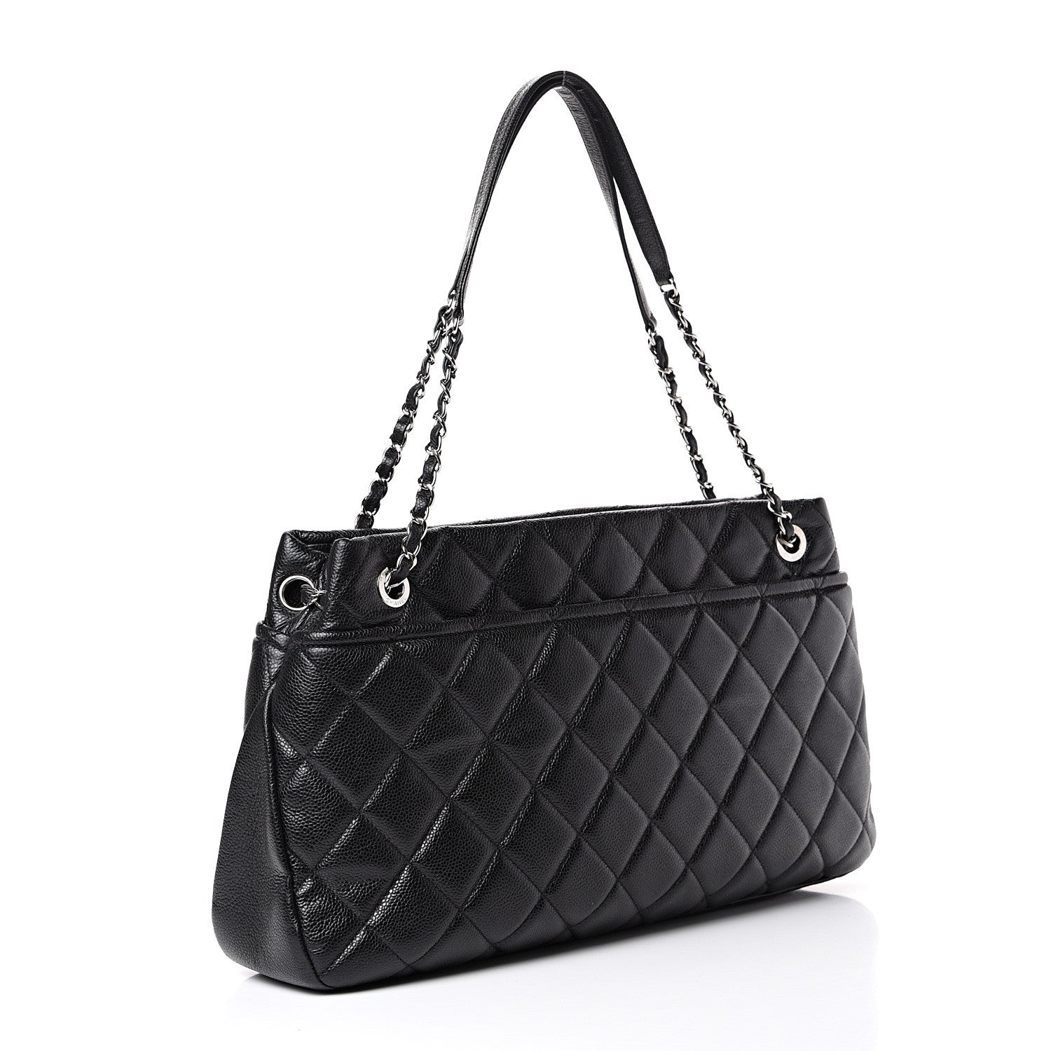 Chanel Caviar Quilted Timeless CC Soft Tote Black 2 of 9