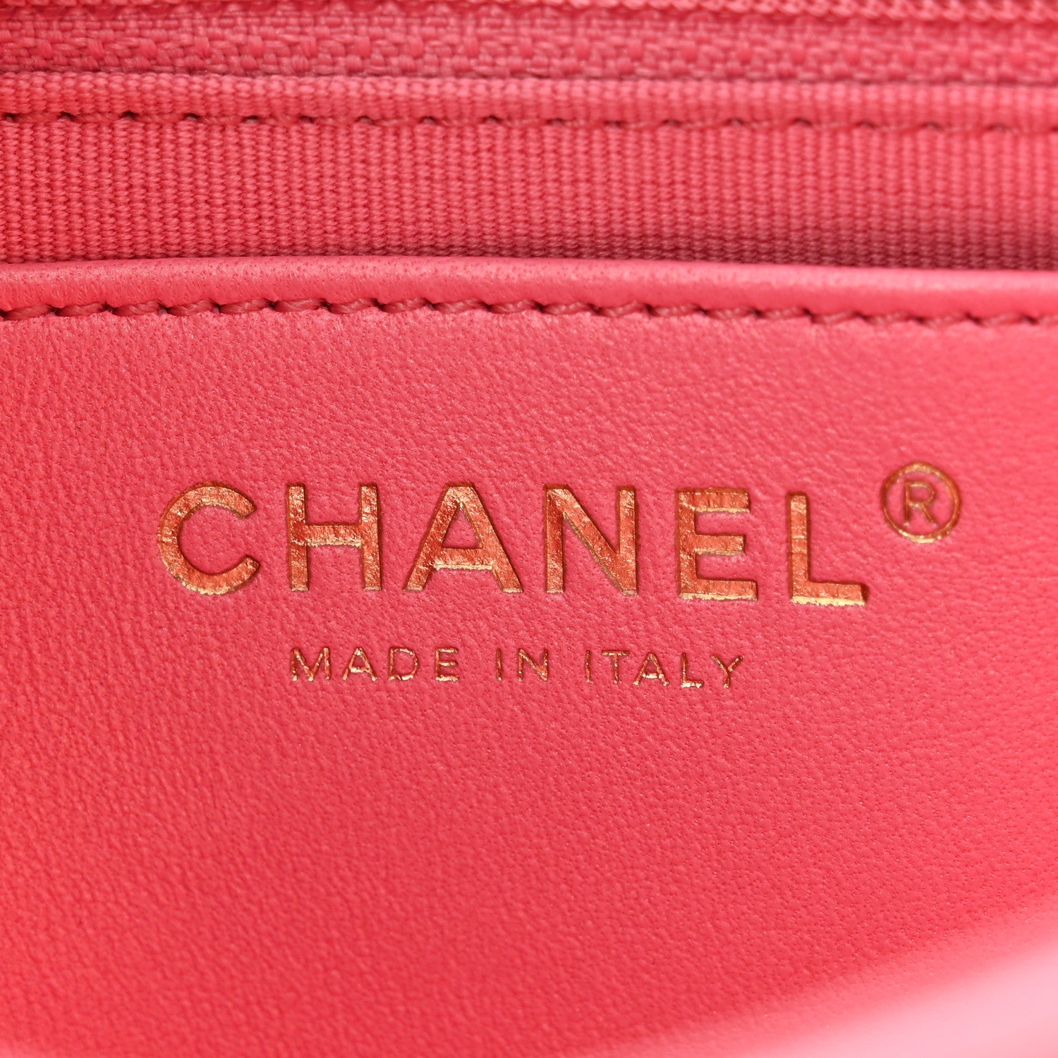 Chanel Lambskin Resin Quilted Mini Heart Square Flap Pink 6 of 11