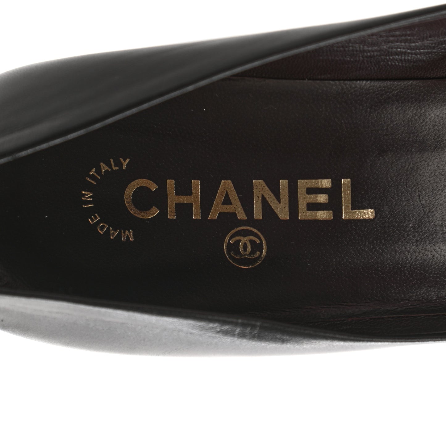 Lambskin CC Pumps 41 Black
