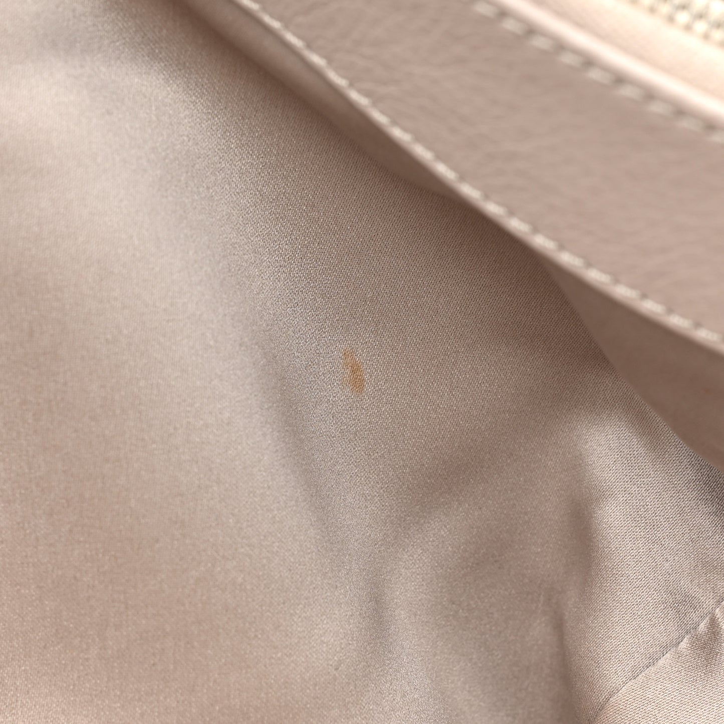 Glazed Calfskin Large On The Road Tote Beige