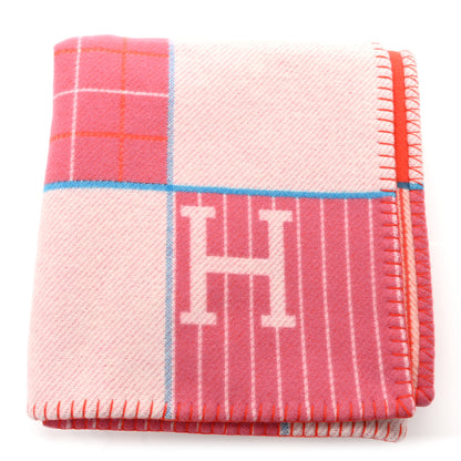Hermes Wool Cashmere Avalon Passe-Passe Blanket Figue 1 of 3