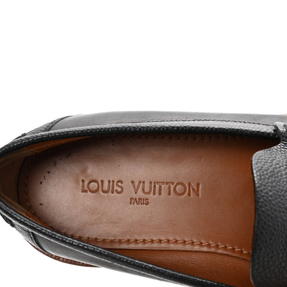 Louis Vuitton Calfskin Mens Loafers 9.5 Black 8 of 9