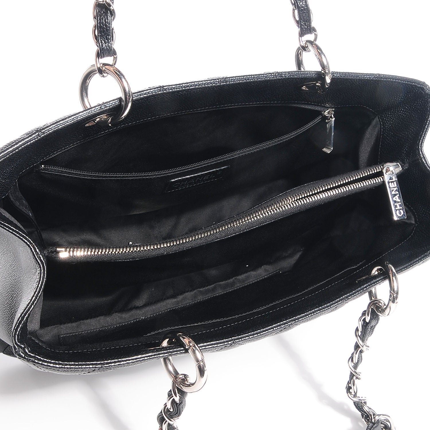 Chanel Caviar Grand Shopping Tote GST Black 5 of 7