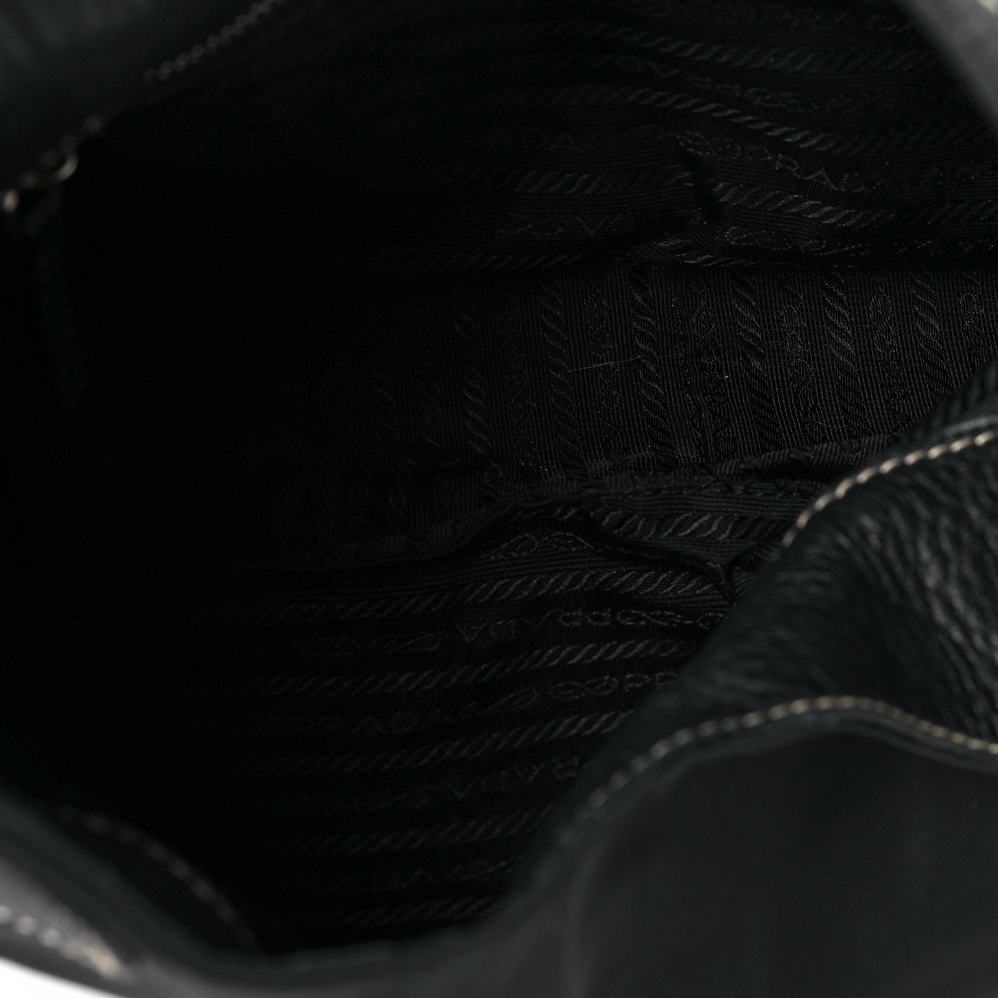 Tessuto Nylon Vitello Daino Hobo Black