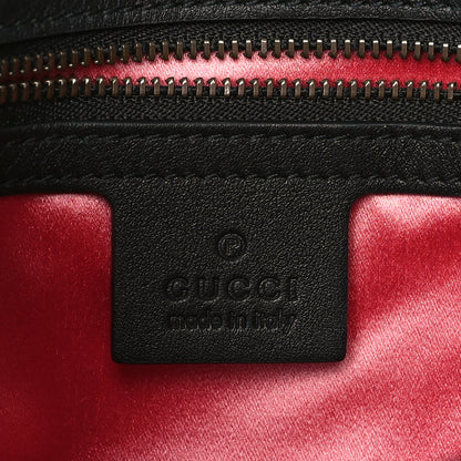 Gucci Velvet Matelasse Small GG Marmont Shoulder Bag Black 6 of 9