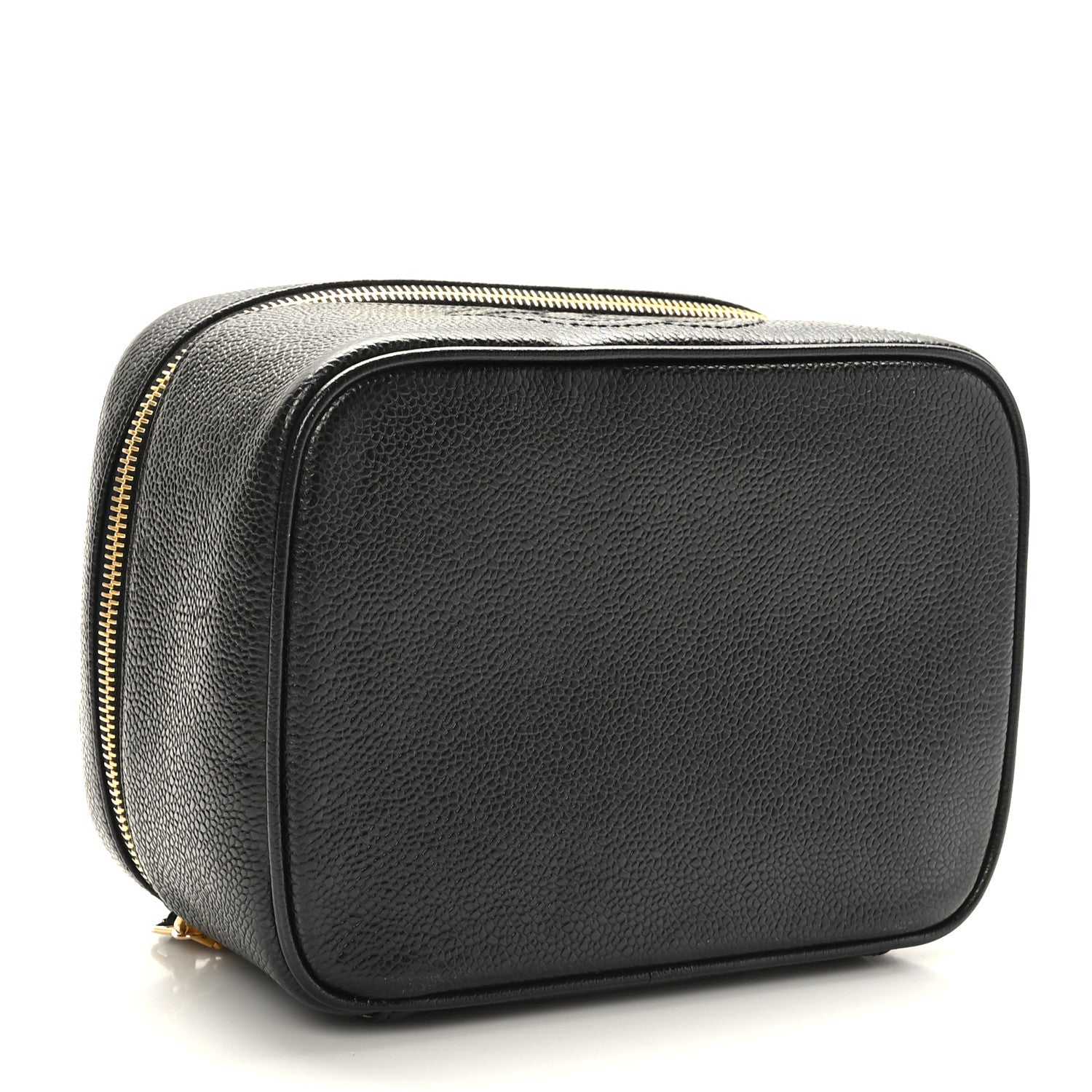 Chanel Caviar Vanity Cosmetic Case Black 4 of 11