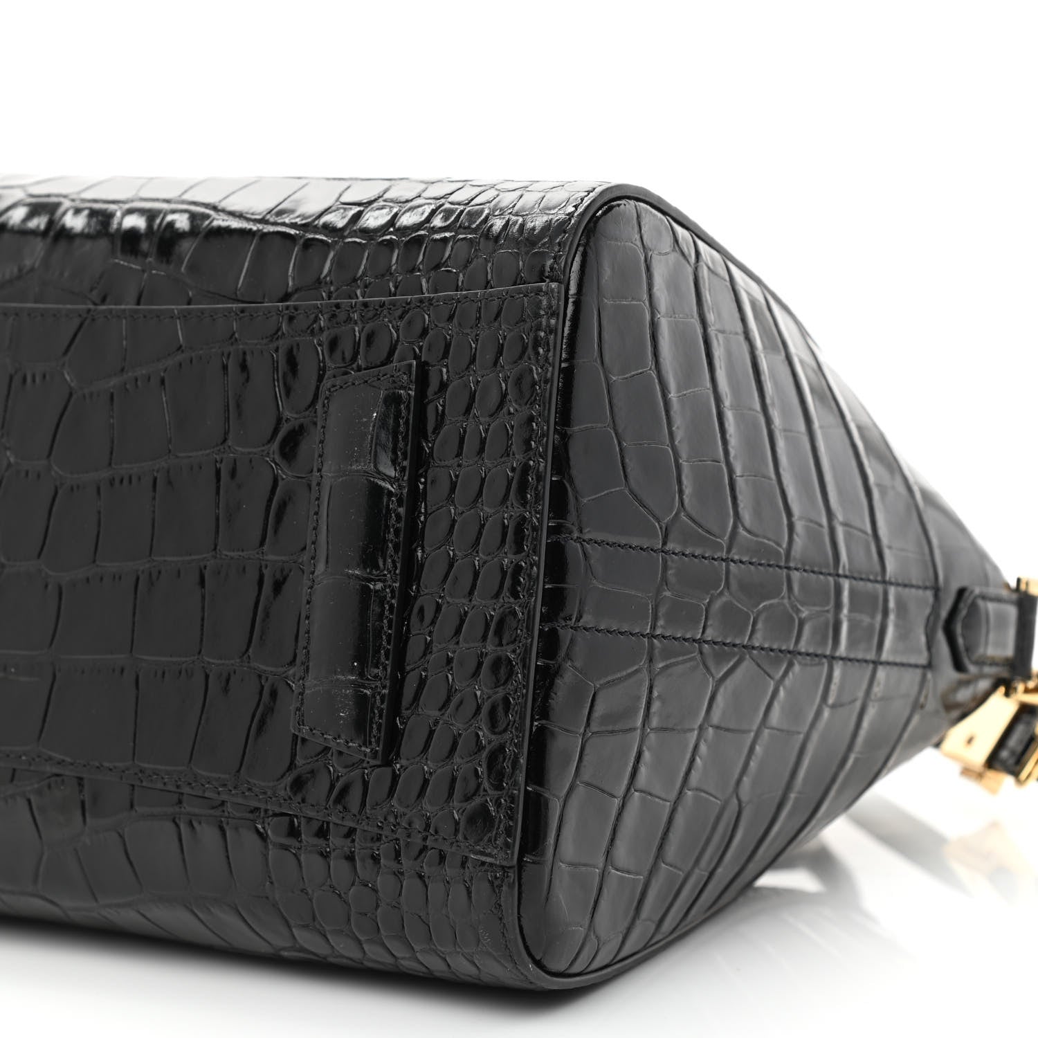 Givenchy Calfskin Crocodile Embossed Small Antigona Black 10 of 10