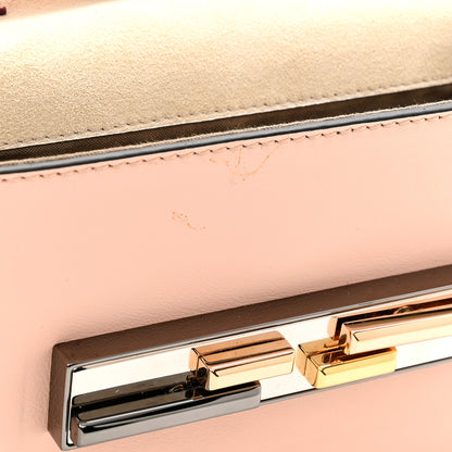 Fendi Vitello Dolce Calf Hair Studded Mini 3Baguette Shoulder Bag Light Pink 10 of 15