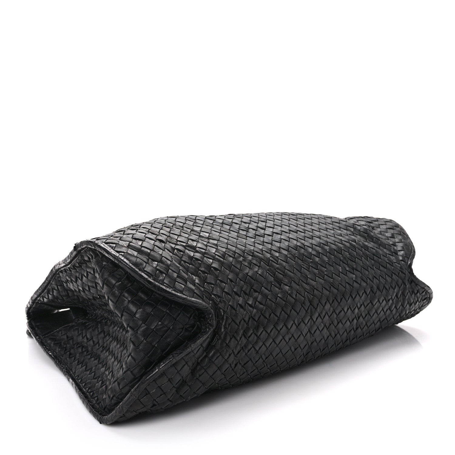 Bottega Veneta Nappa Intrecciato Alligator Hobo Black 4 of 15