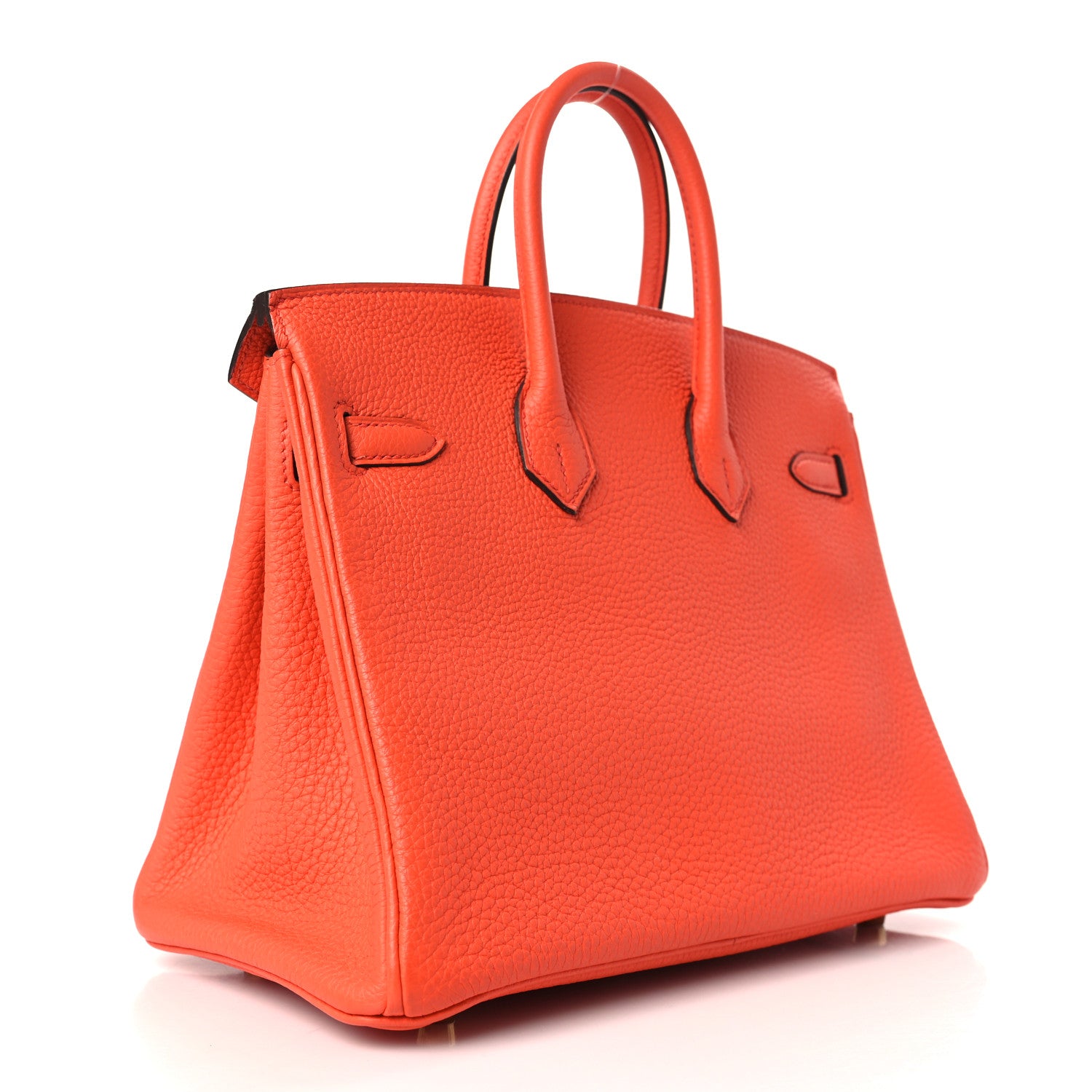 Hermes Togo Birkin 25 Orange Poppy 3 of 9