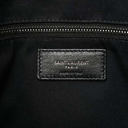 Saint Laurent Crinkled Calfskin Matelasse Monogram Large Niki Shopper Tote Black 7 of 10