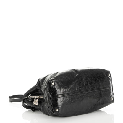 Miu Miu Vitello Shine Top Handle Tote Nero Black 5 of 8