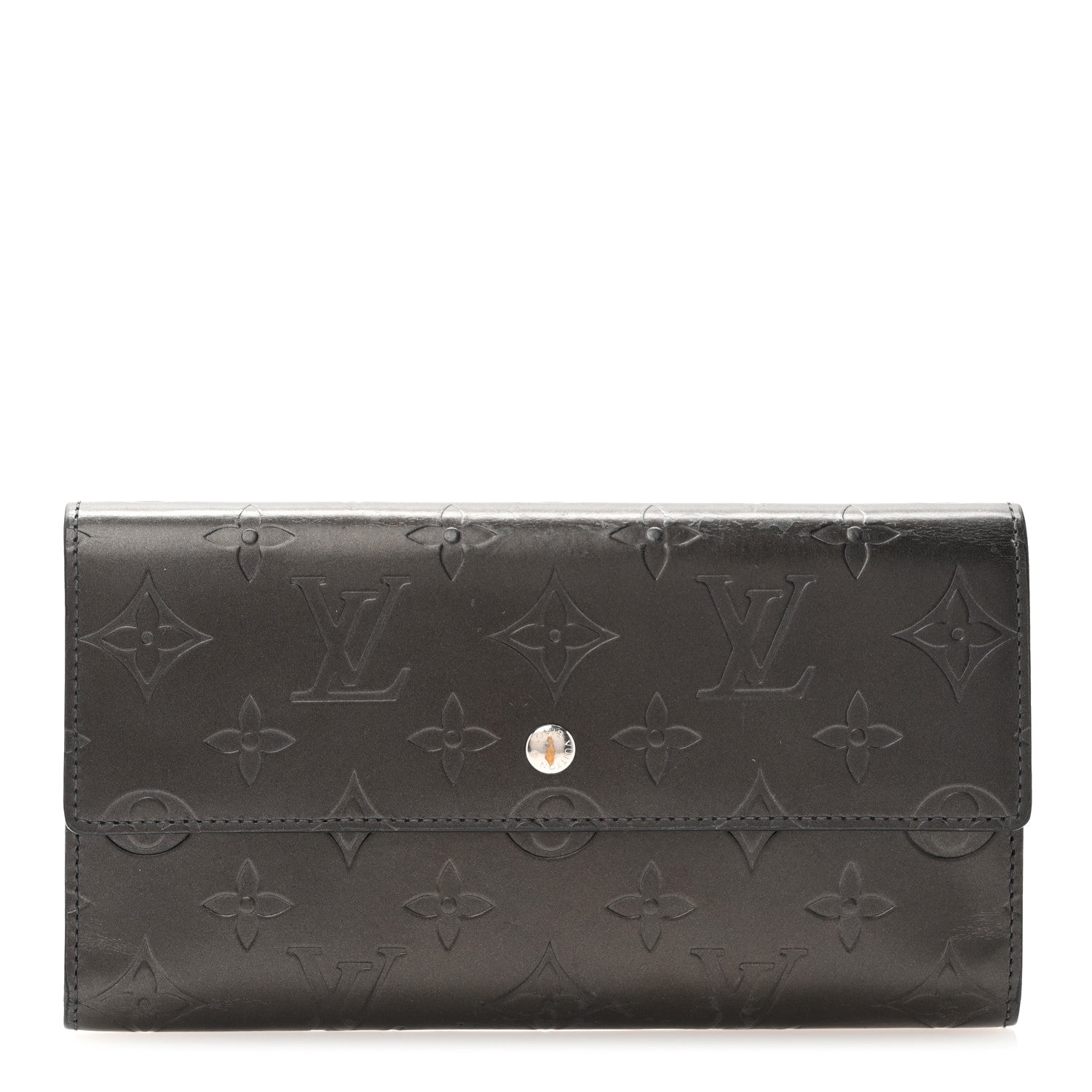 Louis Vuitton Mat Monogram Porte Tresor International Black 1 of 11