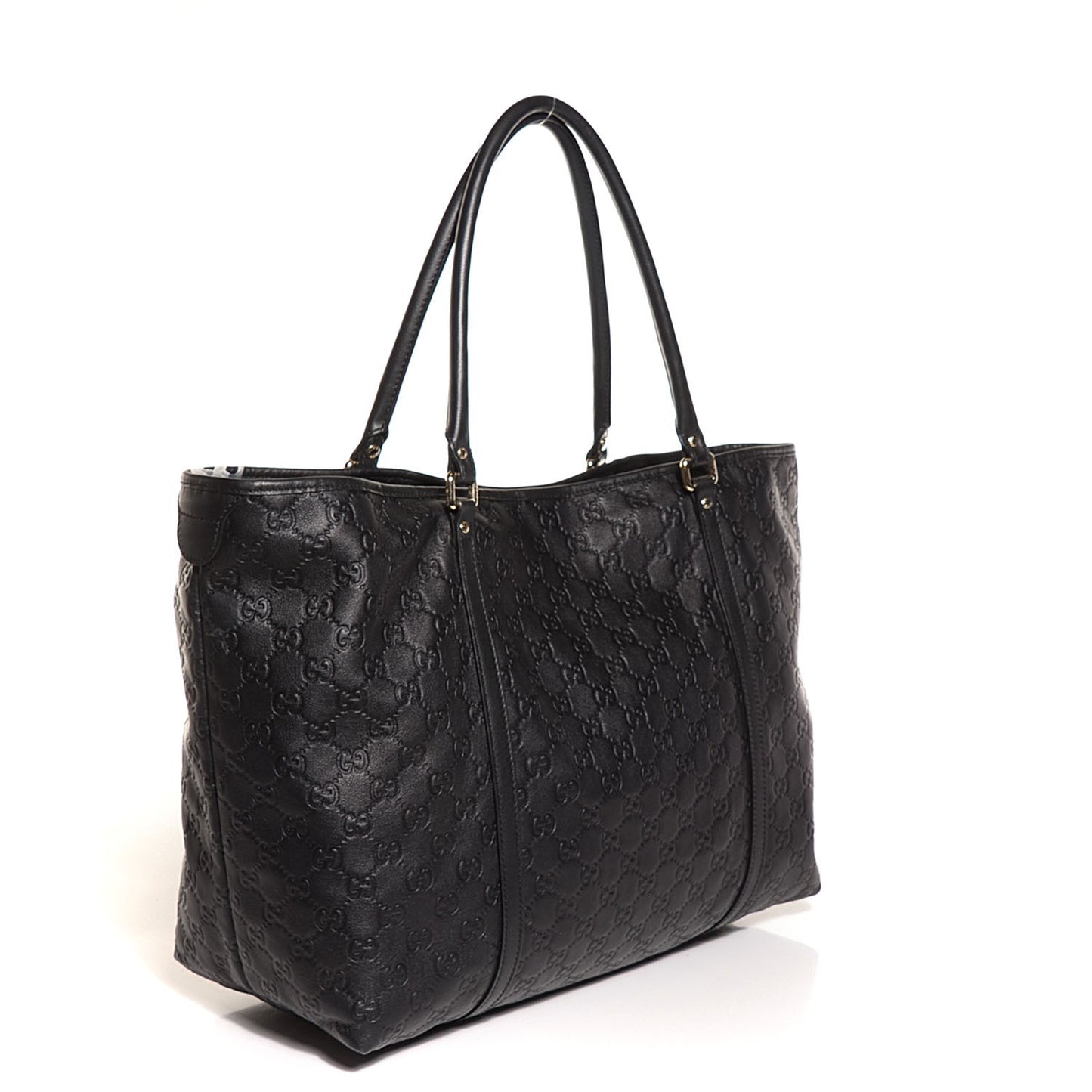 Guccissima Large Joy Tote Black
