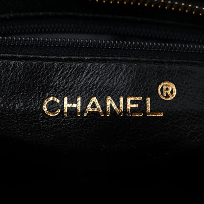 Chanel Patent Quilted CC Shoulder Bag Black 6 of 13
