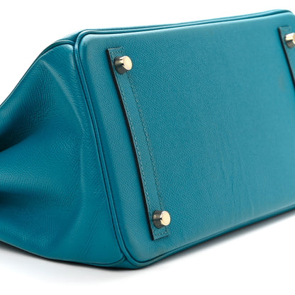 Hermes Epsom Birkin 30 Bleu Izmir 7 of 9