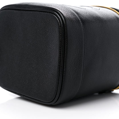 Chanel Caviar Vanity Cosmetic Case Black 10 of 10