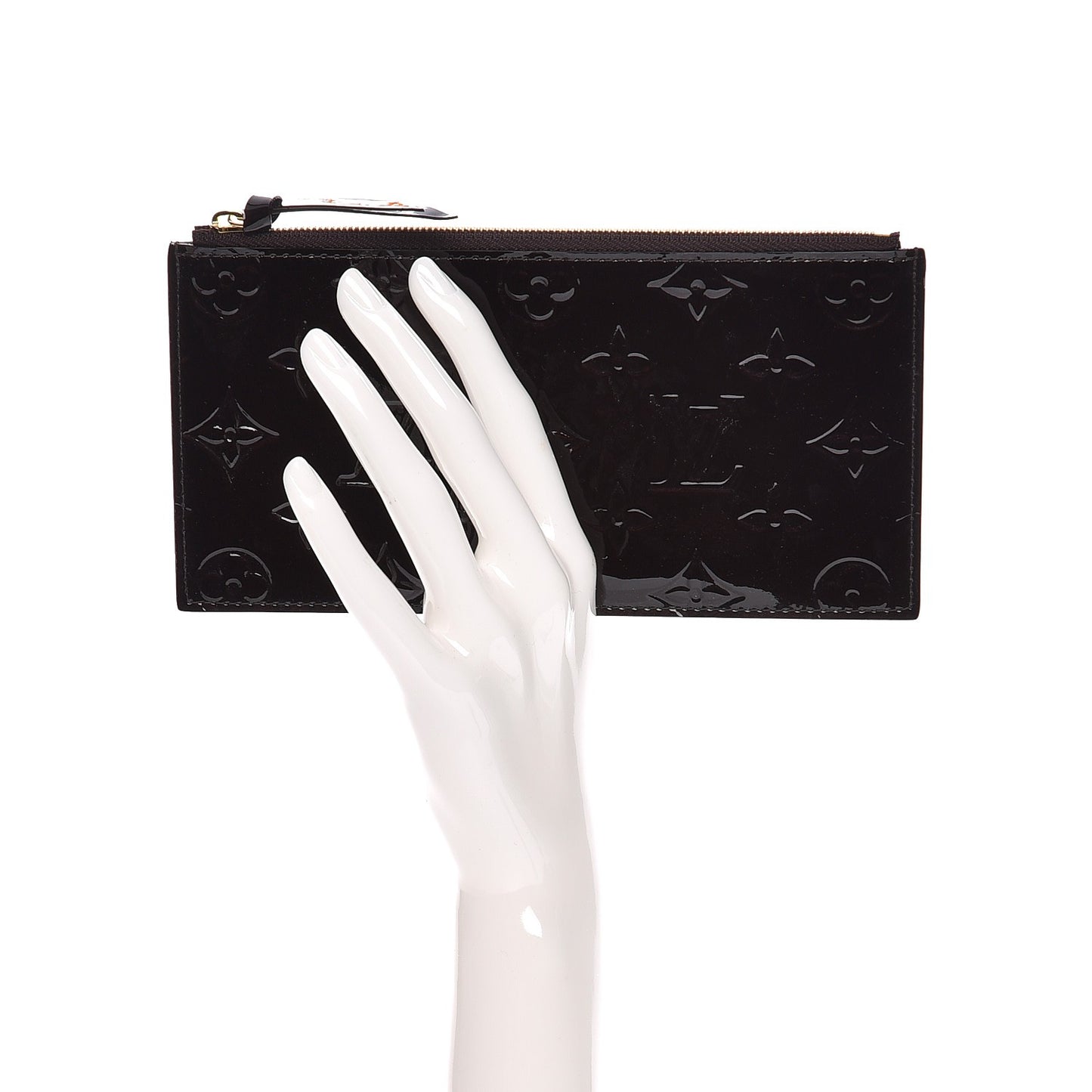 Vernis Felicie Chain Wallet Zippered Insert Amarante