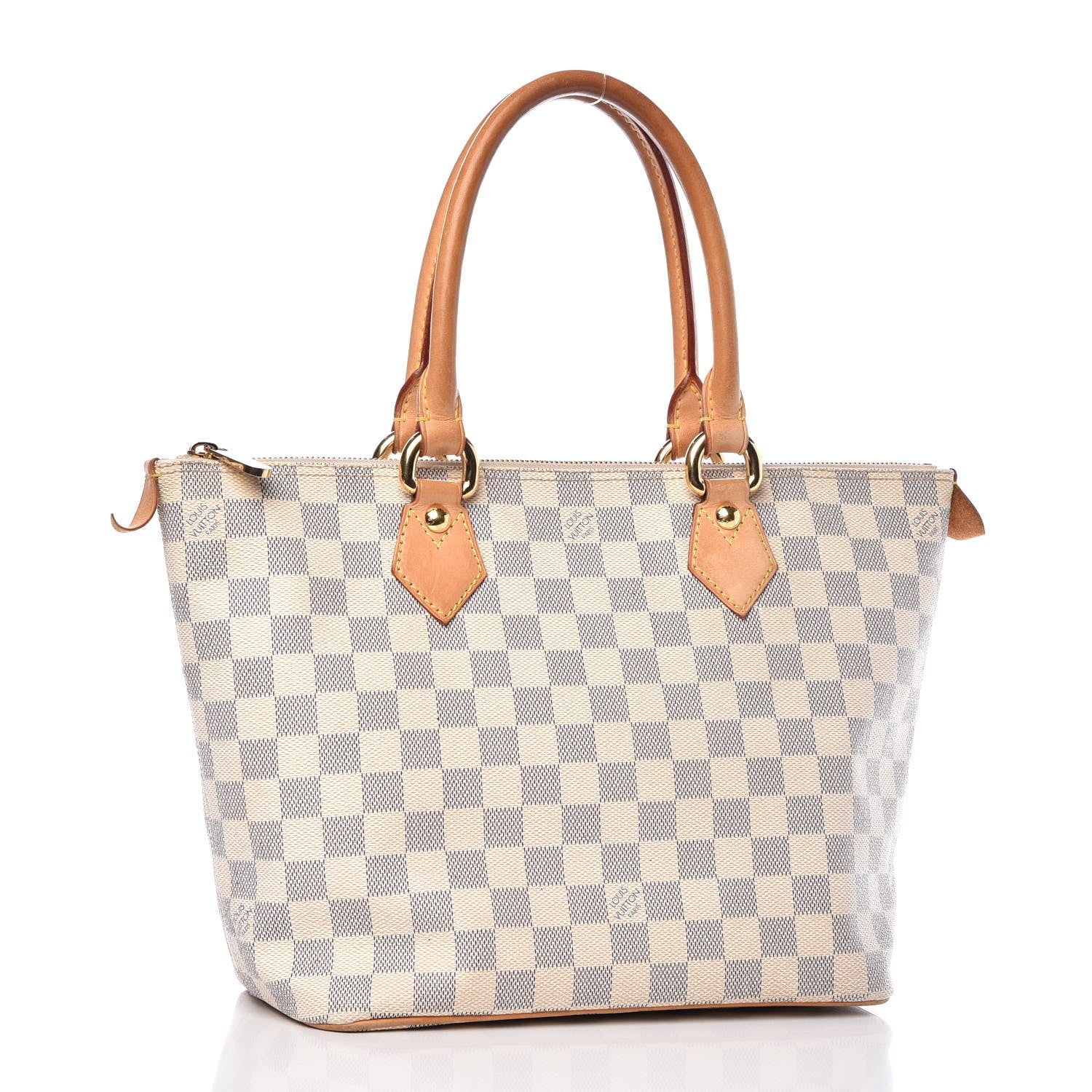 Louis Vuitton Damier Azur Saleya PM 3 of 16