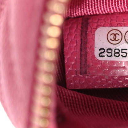 Chanel Caviar Quilted Small Cosmetic Case Pink 7 of 10